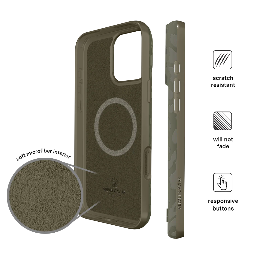 Olive Leopard iPhone Case - Image 126
