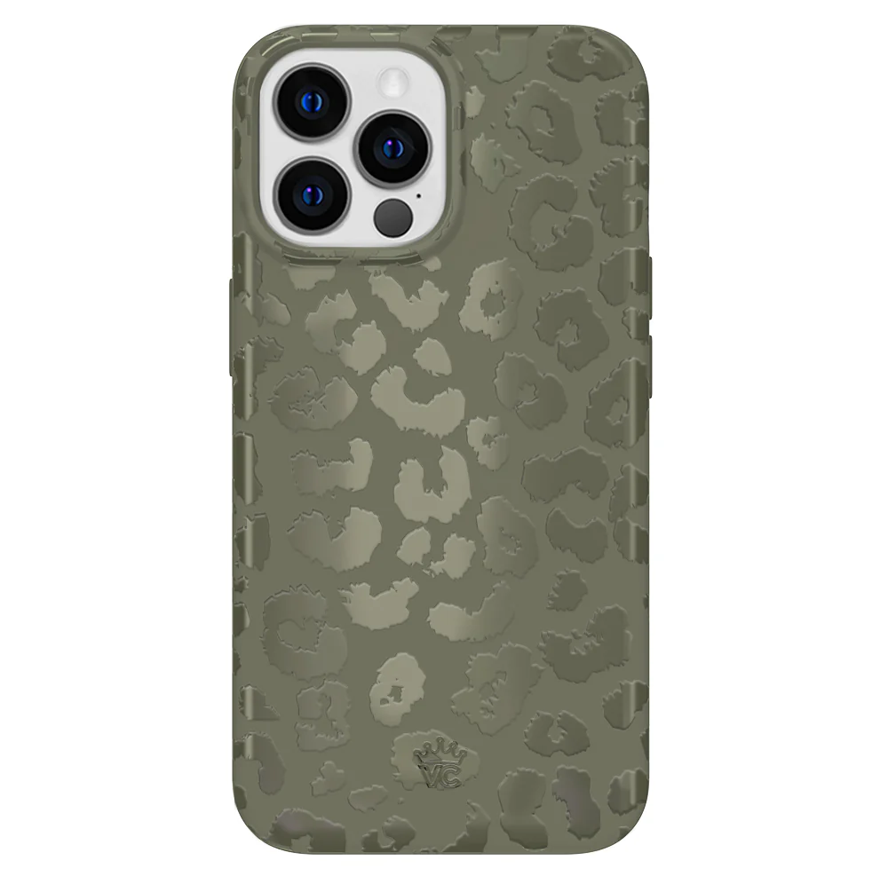 Olive Leopard iPhone Case - Image 43