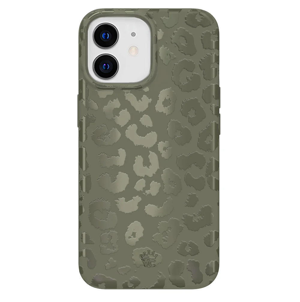 Olive Leopard iPhone Case - Image 49