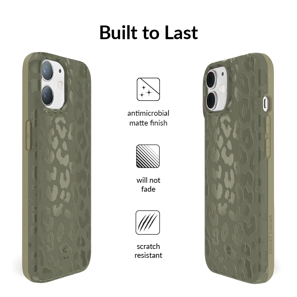 Olive Leopard iPhone Case - Image 53