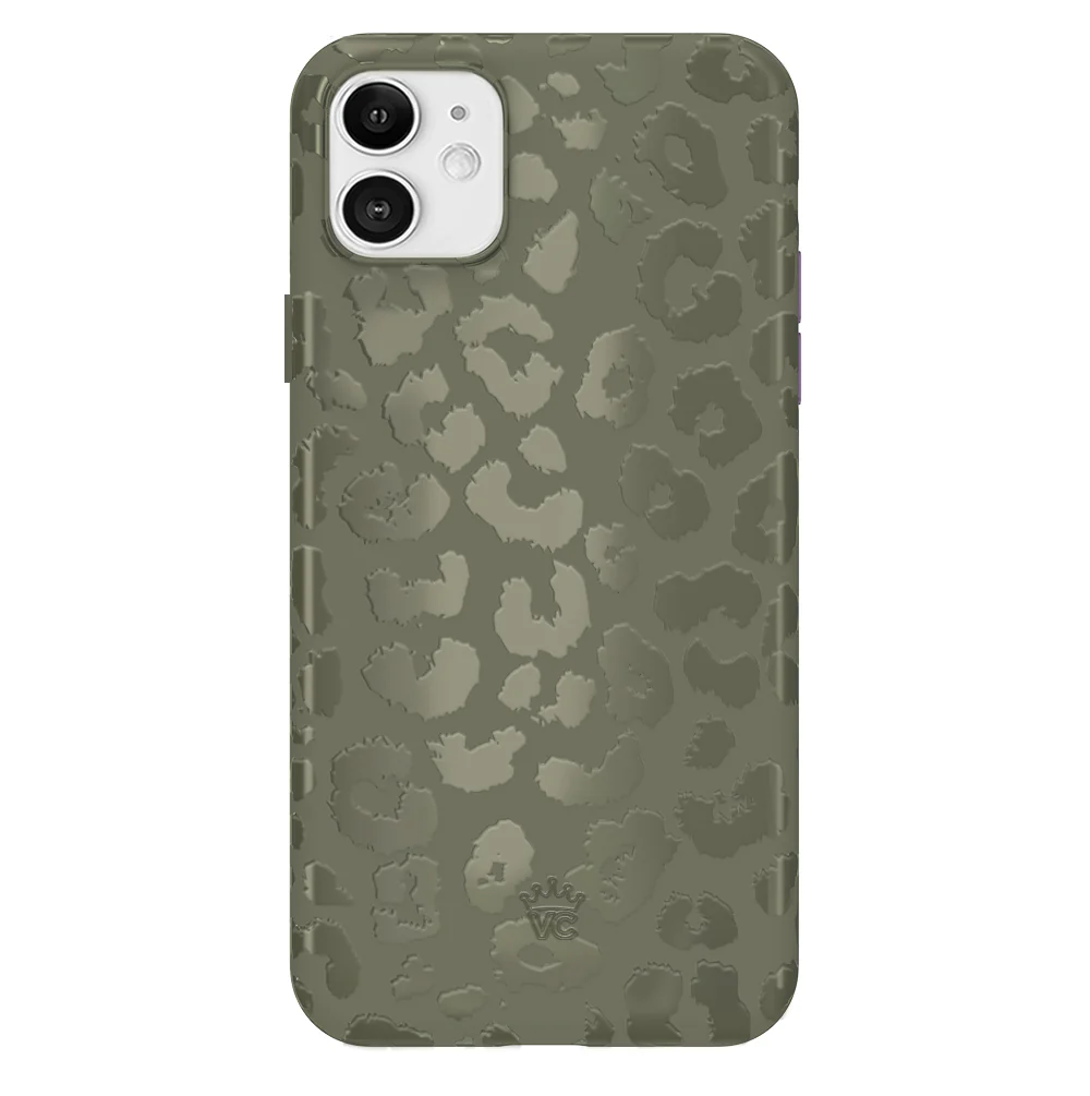Olive Leopard iPhone Case - Image 73