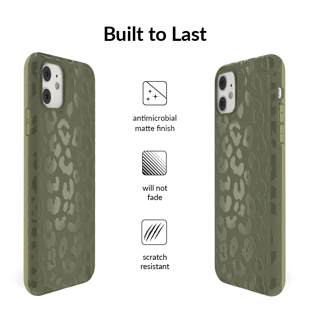 Olive Leopard iPhone Case - Image 77