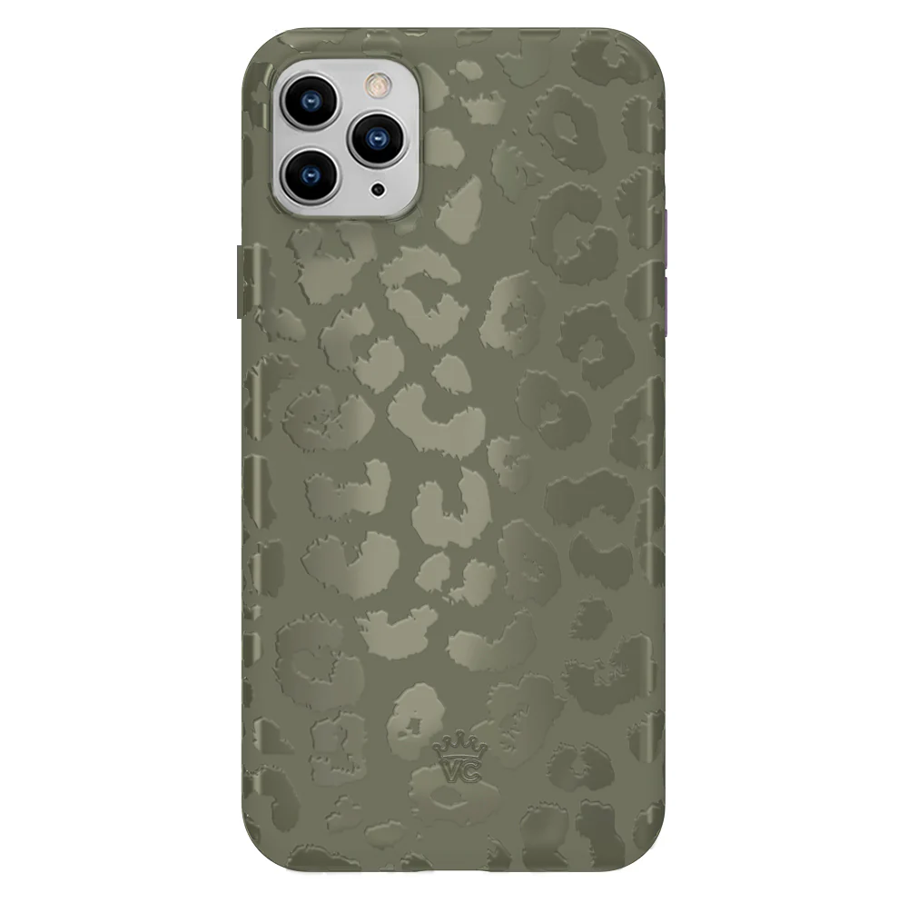 Olive Leopard iPhone Case - Image 79