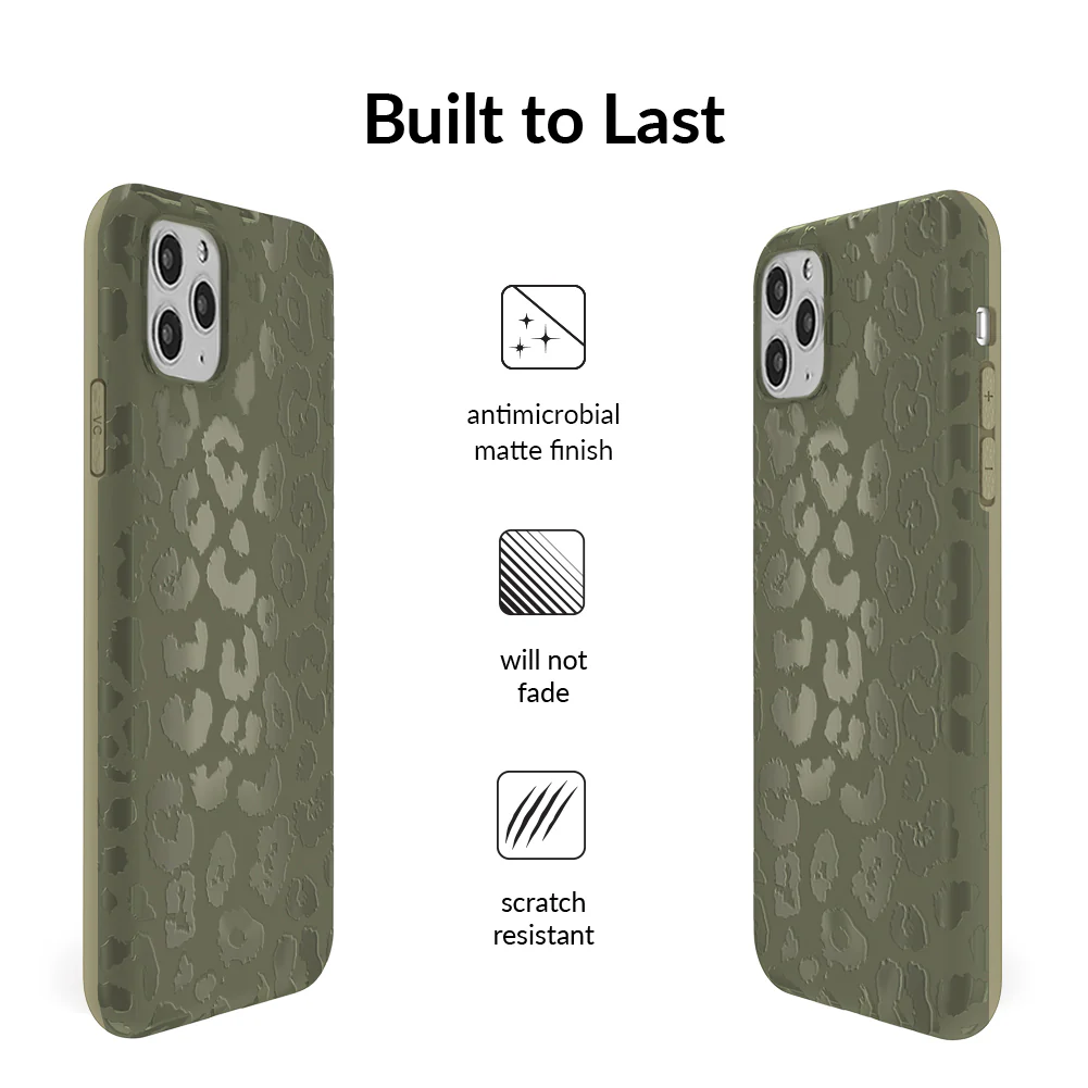 Olive Leopard iPhone Case - Image 83