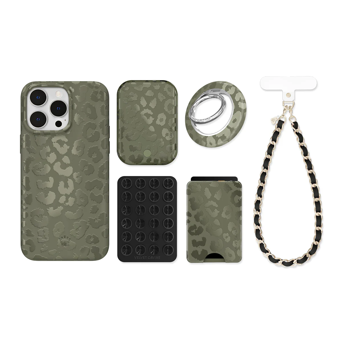 Olive Leopard iPhone Bundle Set - Image 10