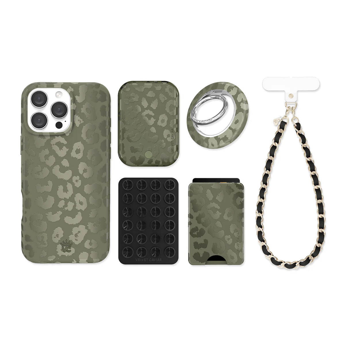 Olive Leopard iPhone Bundle Set - Image 18