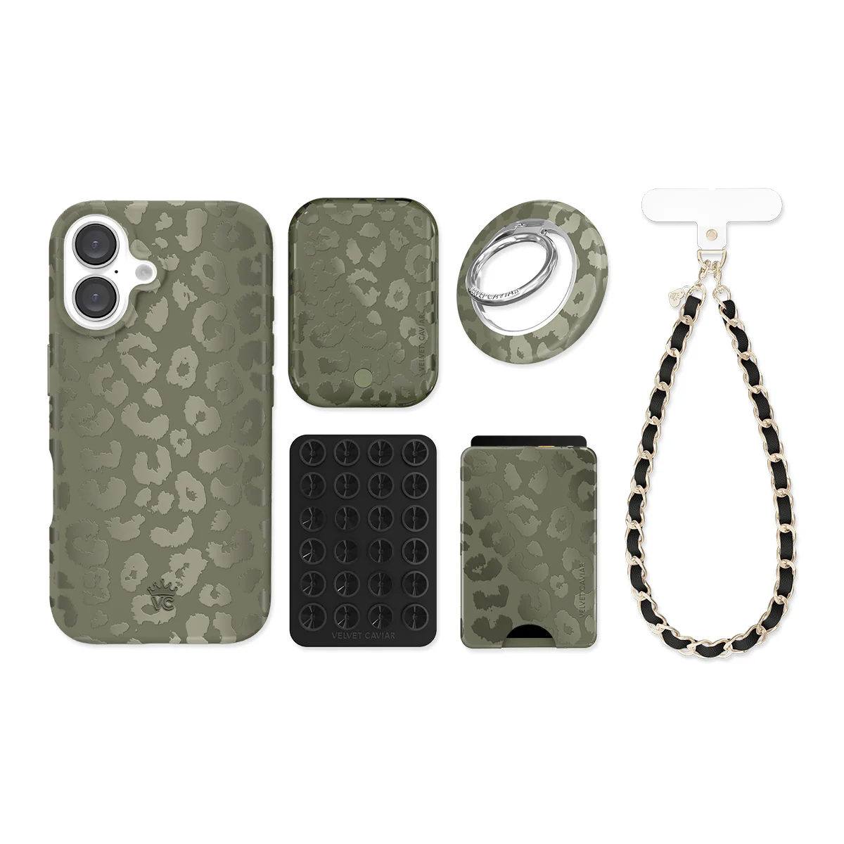 Olive Leopard iPhone Bundle Set - Image 20