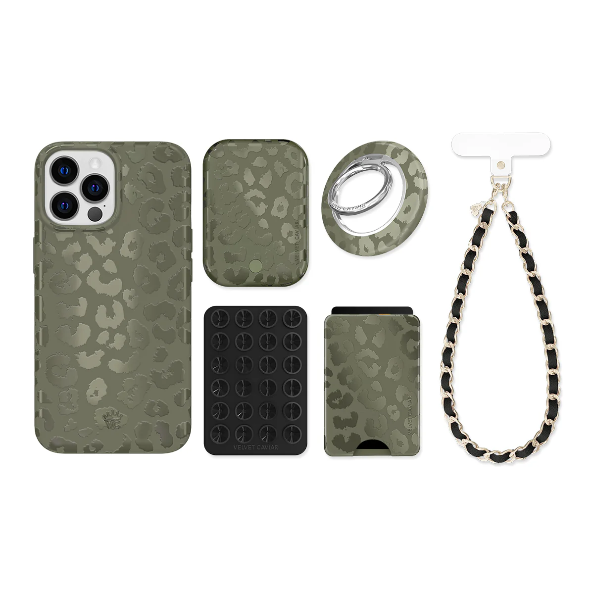Olive Leopard iPhone Bundle Set - Image 6