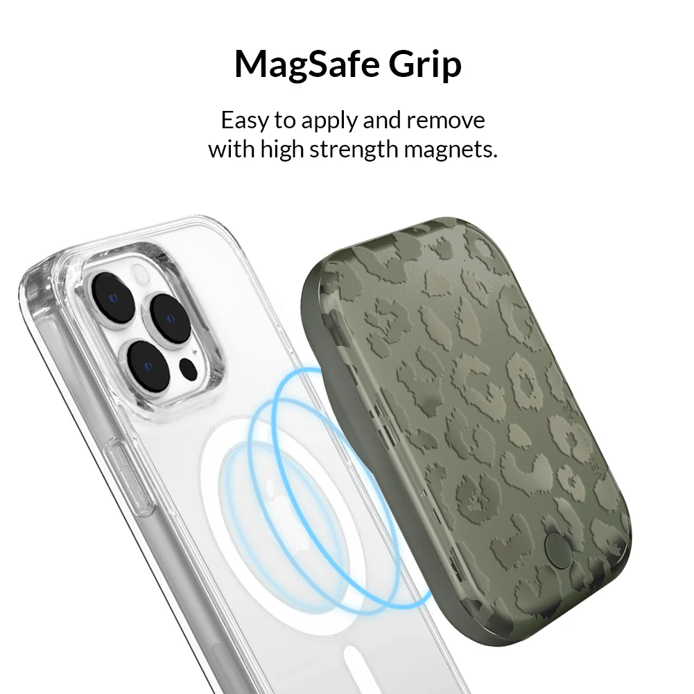Olive Leopard MagSafe Battery Power Pack - Image 4