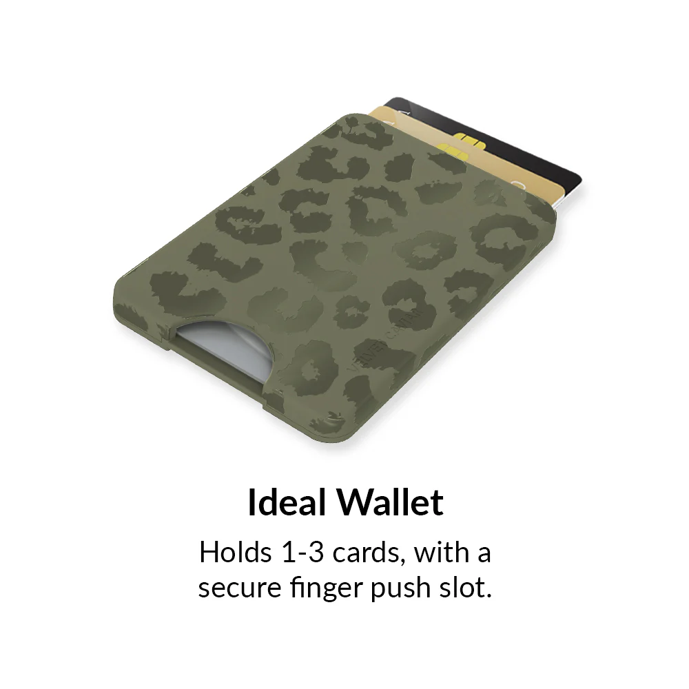 Olive Leopard MagSafe Wallet - Image 3