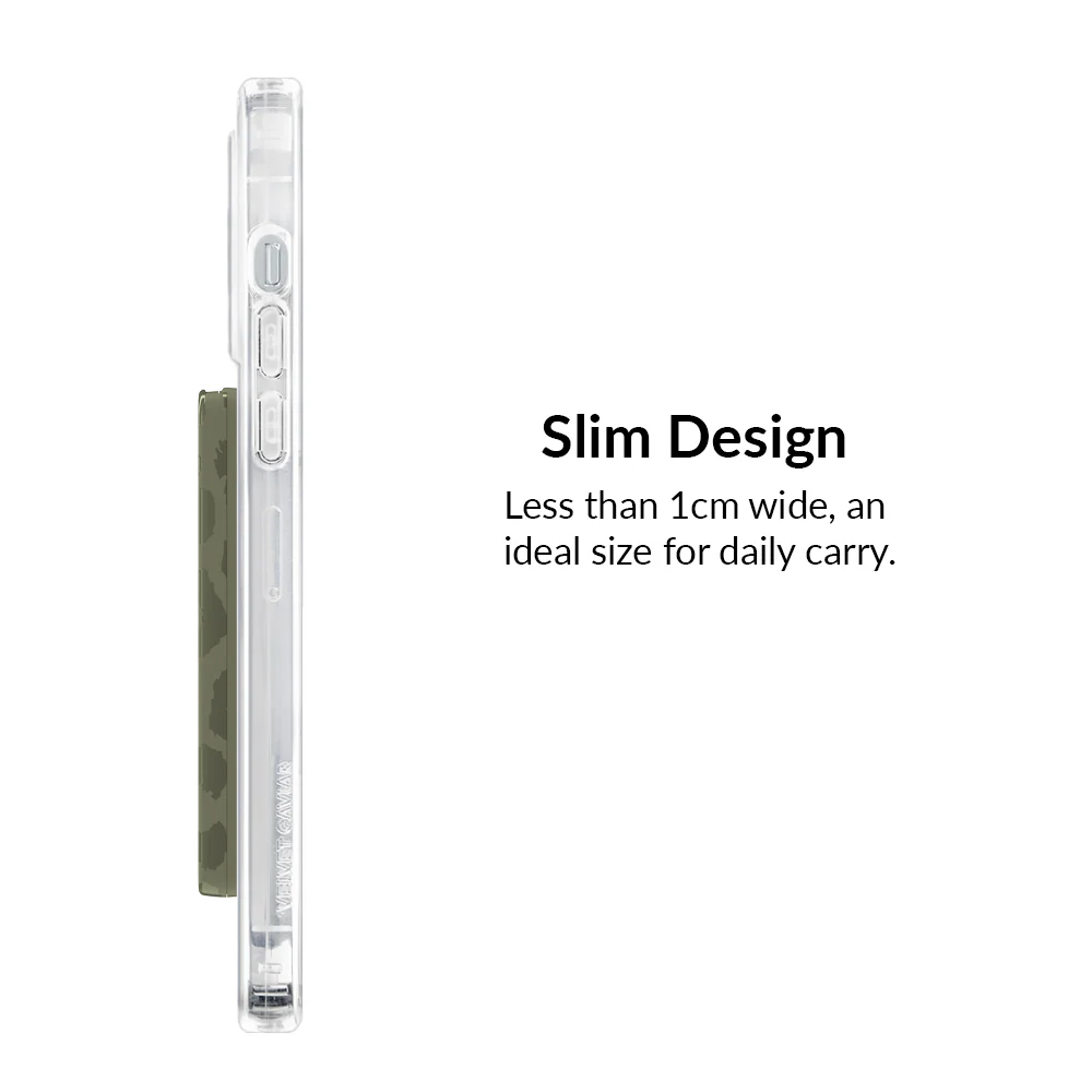 Olive Leopard MagSafe Wallet - Image 5