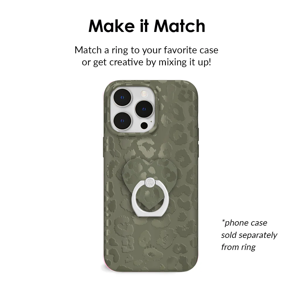 Olive Leopard Phone Ring - Image 3