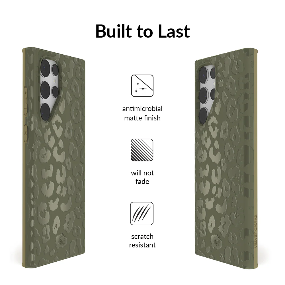 Olive Leopard Samsung Case - Image 35