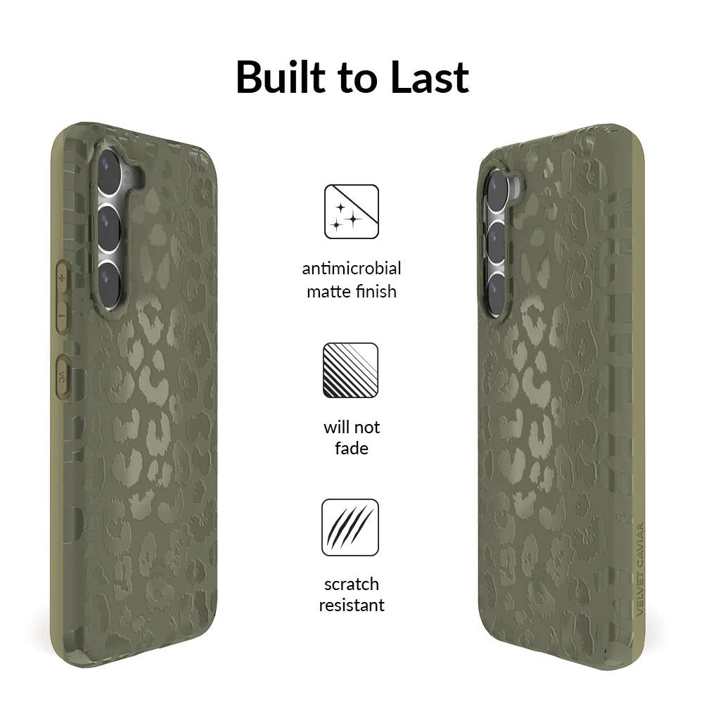 Olive Leopard Samsung Case - Image 41