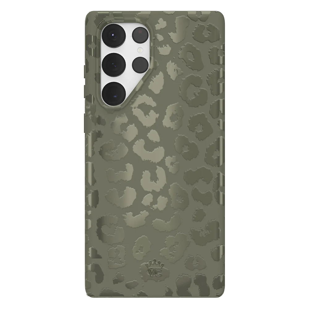 Olive Leopard Samsung Case - Image 49