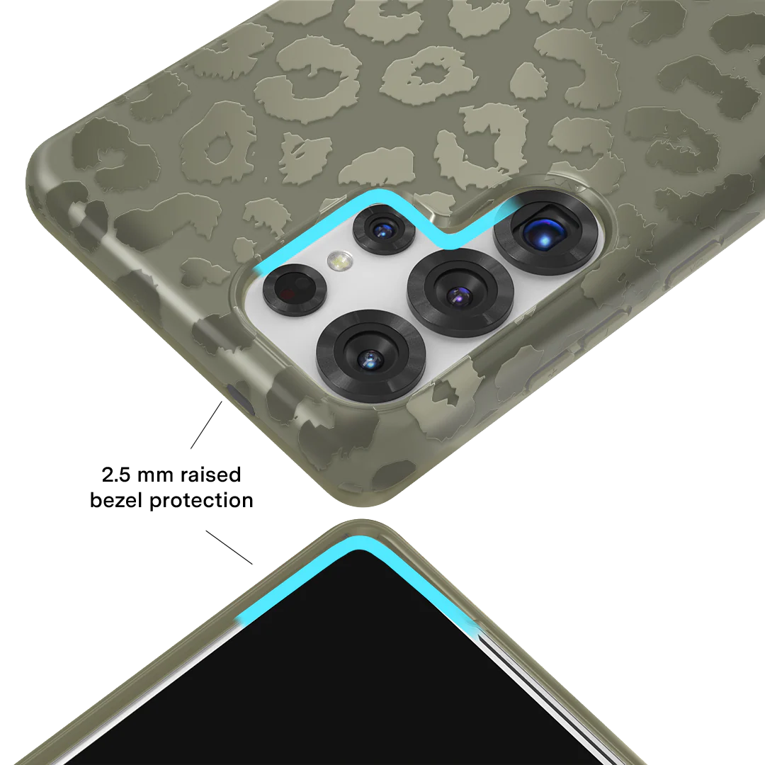 Olive Leopard Samsung Case - Image 57