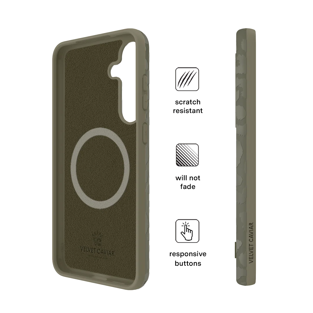 Olive Leopard Samsung Case - Image 66