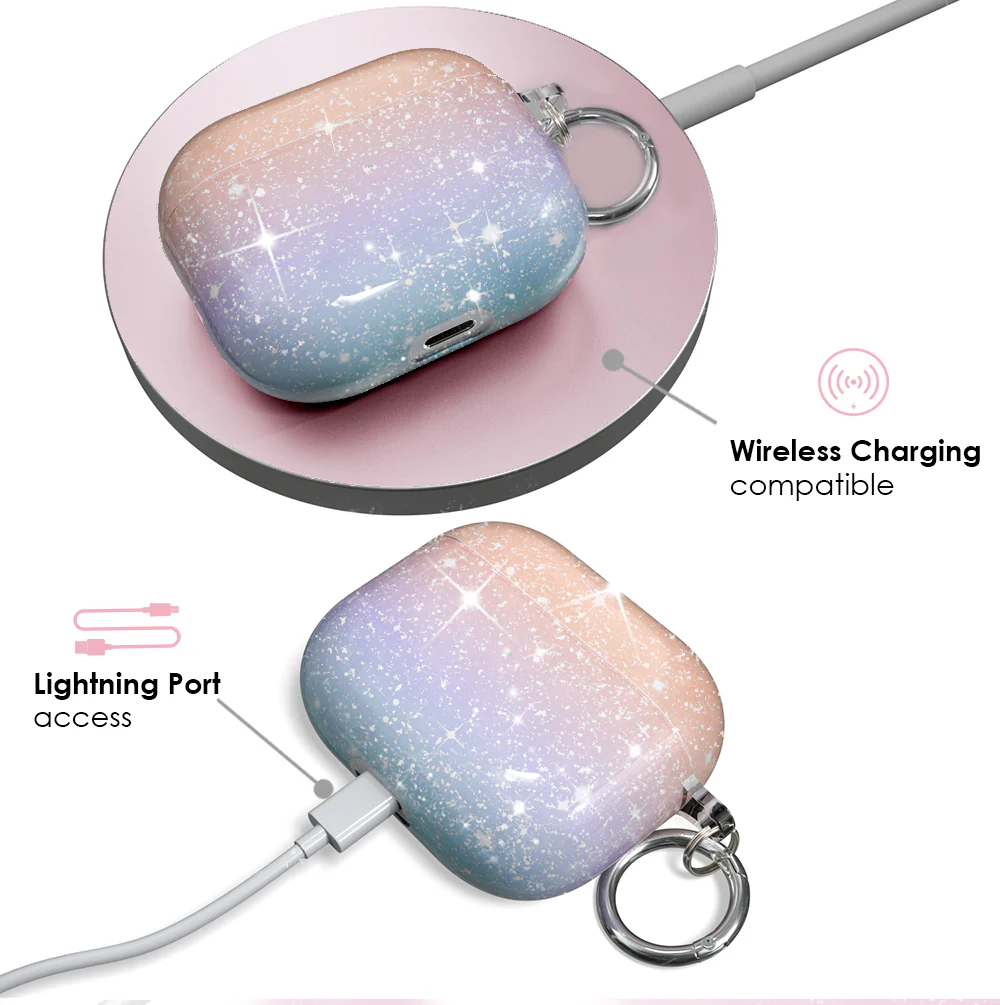 Ombre Stardust Glitter AirPods Case - Image 14
