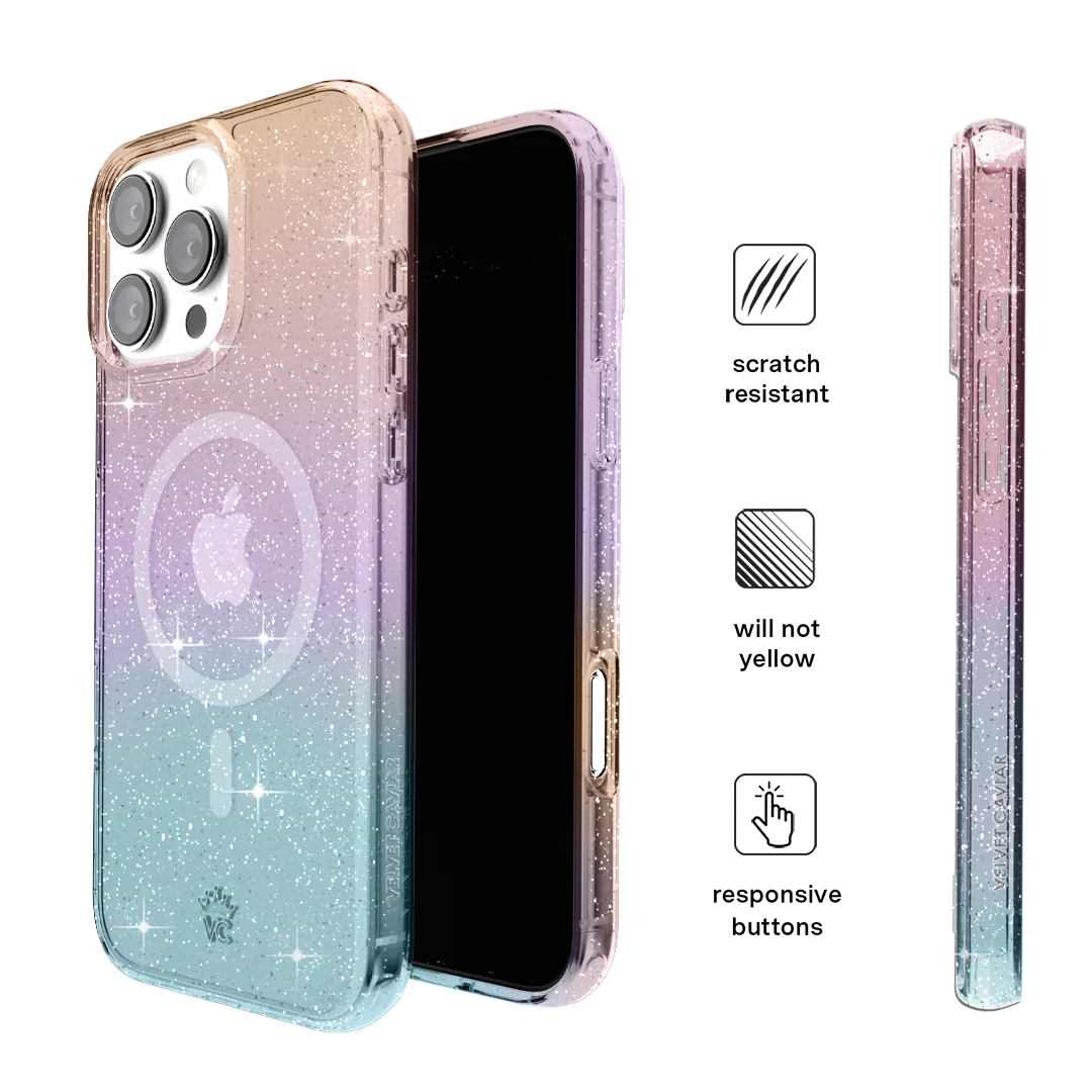 Ombre Stardust Glitter iPhone Case - Image 131