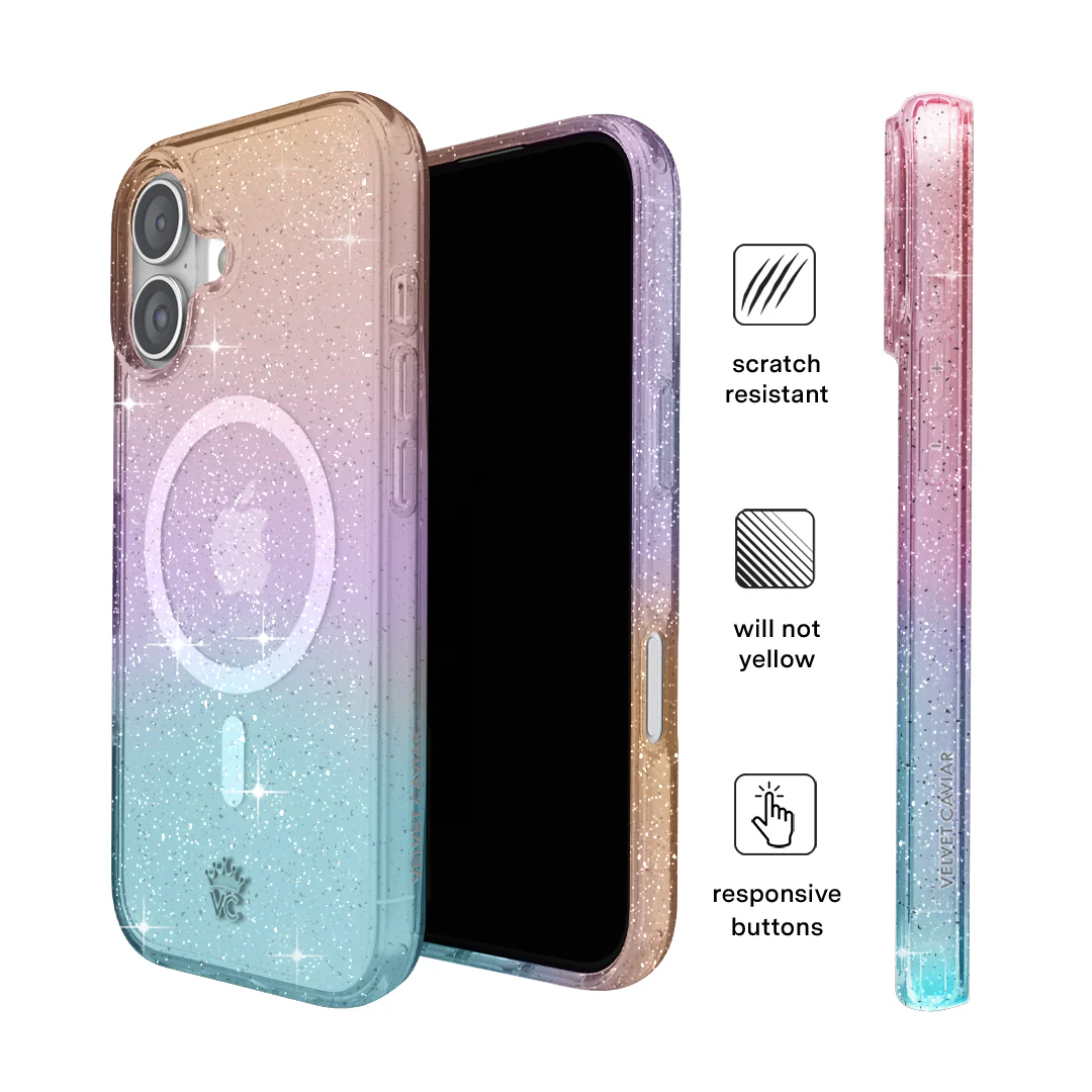 Ombre Stardust Glitter iPhone Case - Image 141