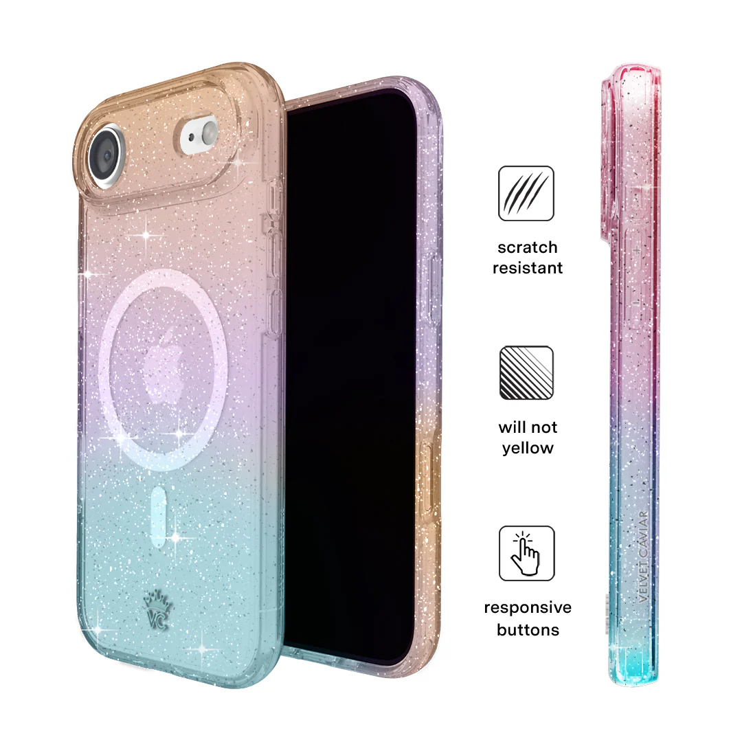 Ombre Stardust Glitter iPhone Case - Image 146