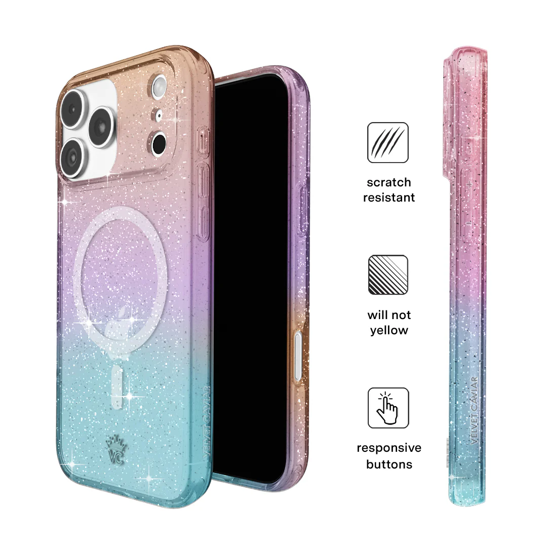 Ombre Stardust Glitter iPhone Case - Image 156