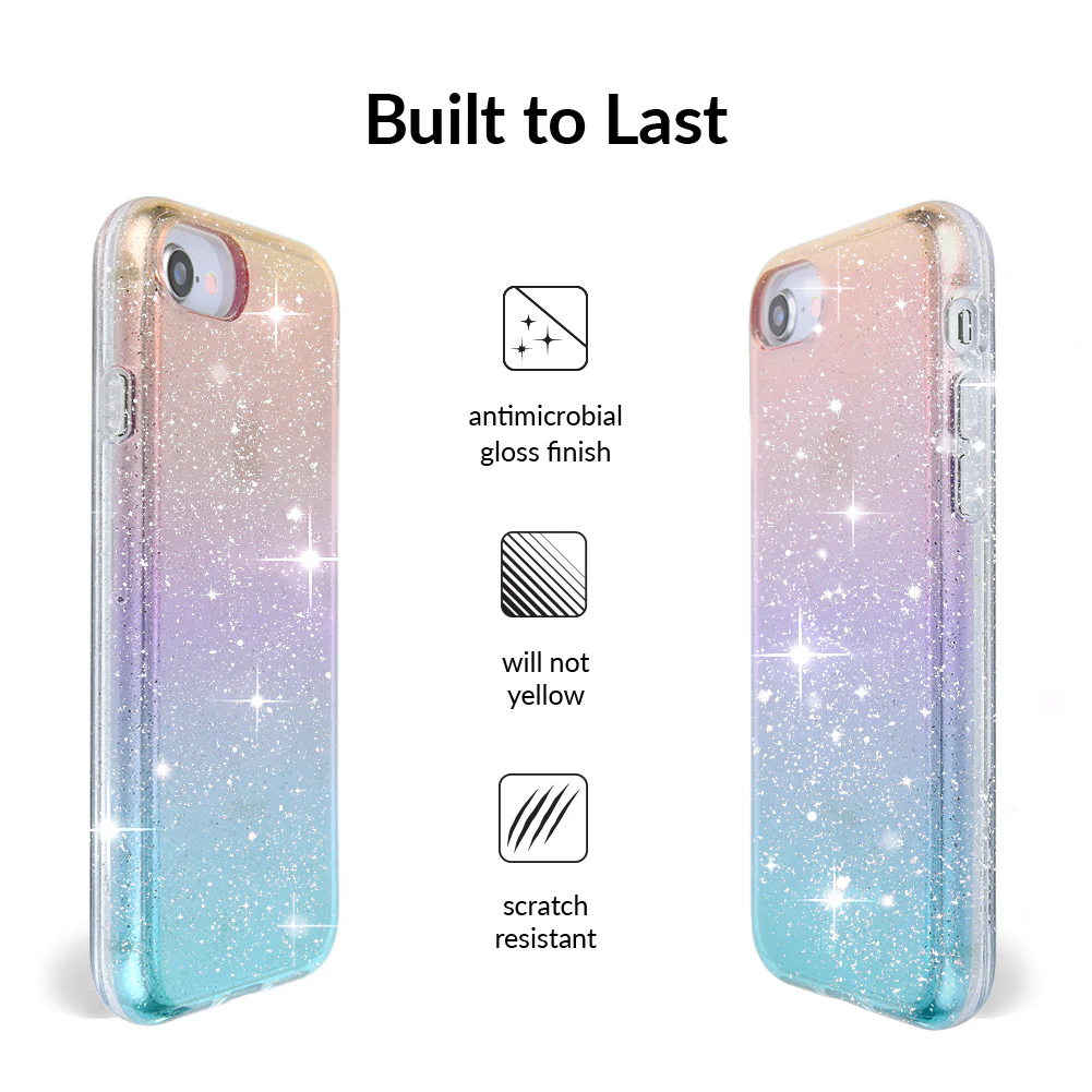 Ombre Stardust Glitter iPhone Case - Image 4