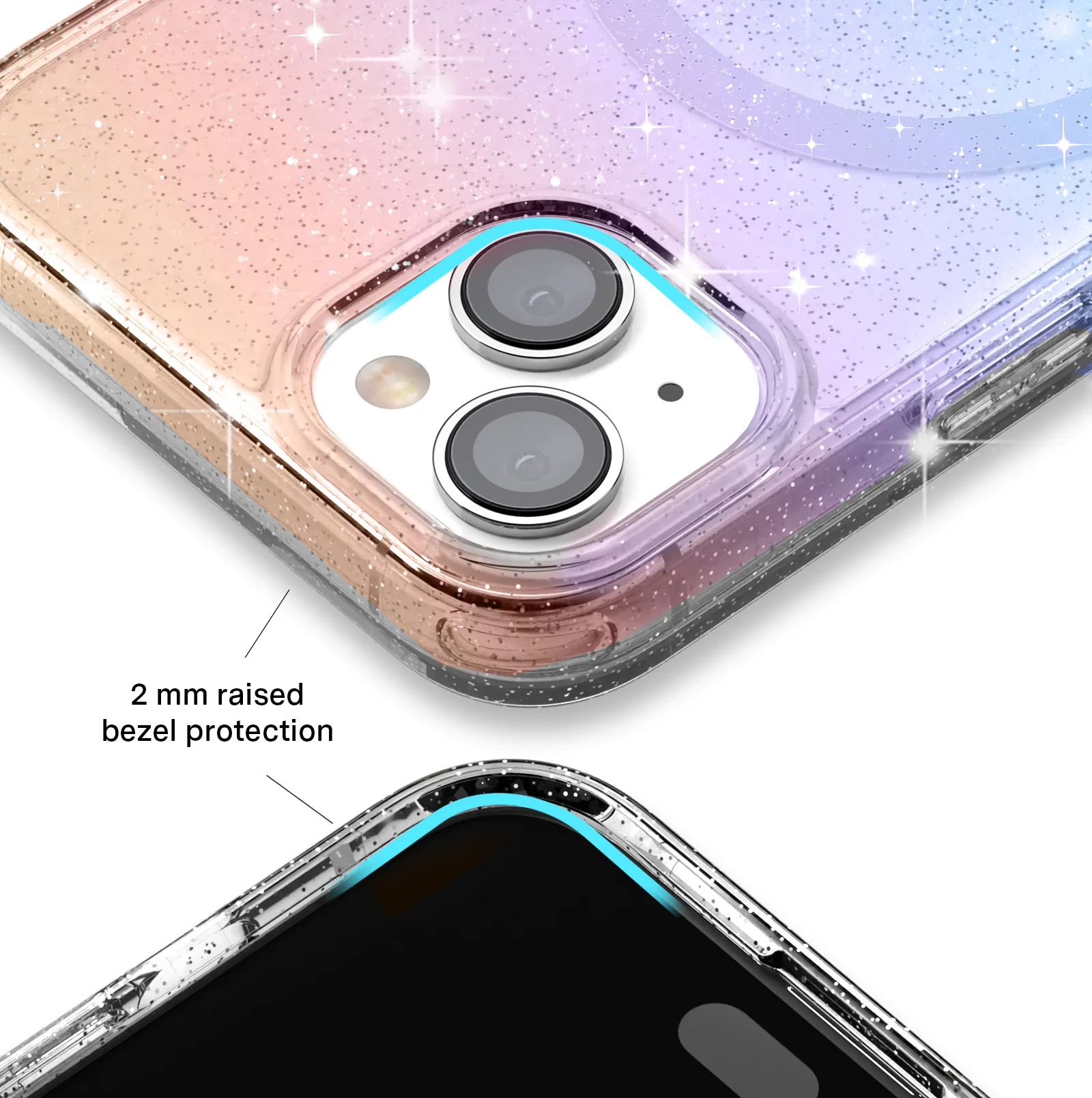 Ombre Stardust Glitter iPhone Case - Image 63