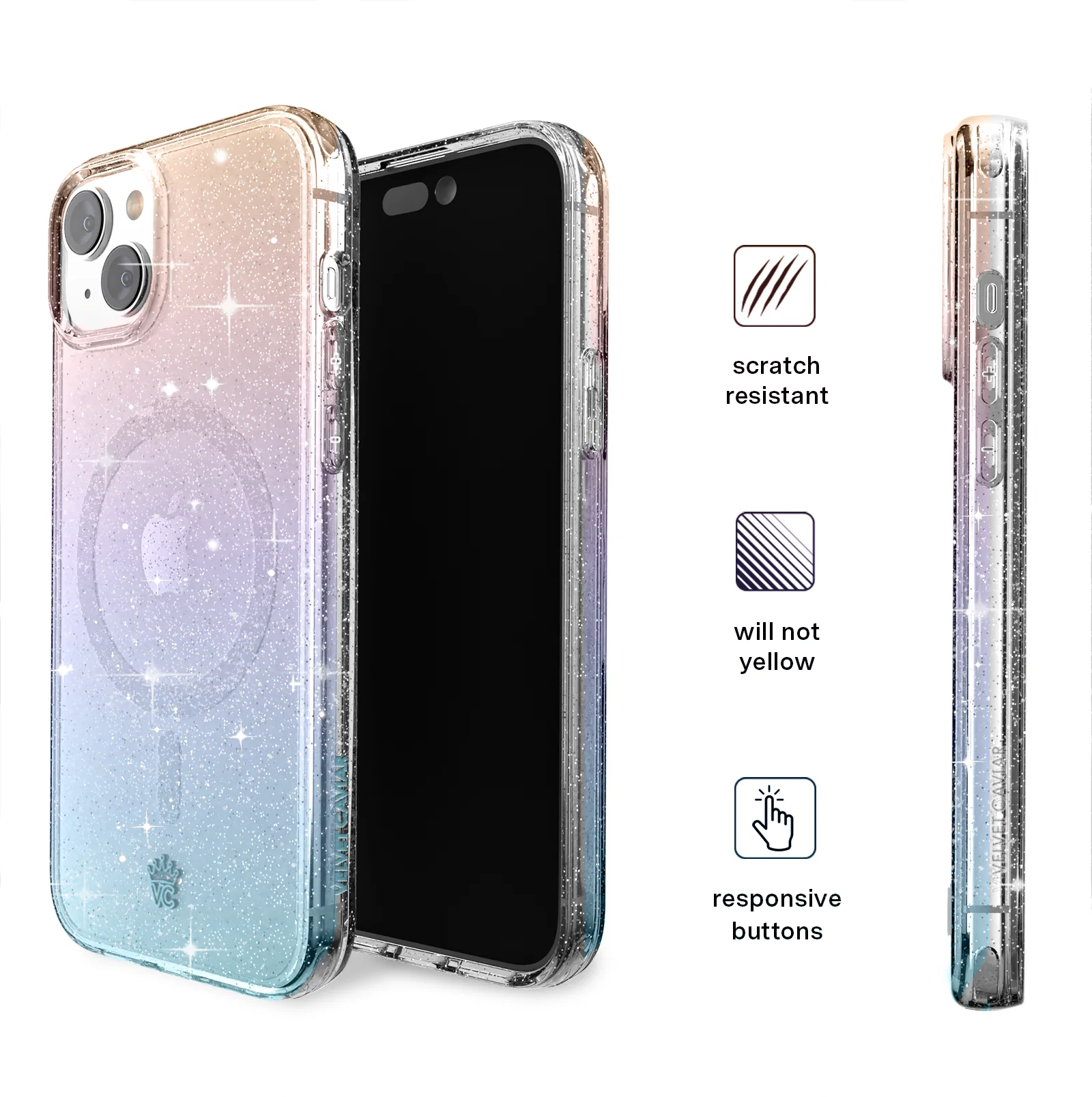 Ombre Stardust Glitter iPhone Case - Image 66