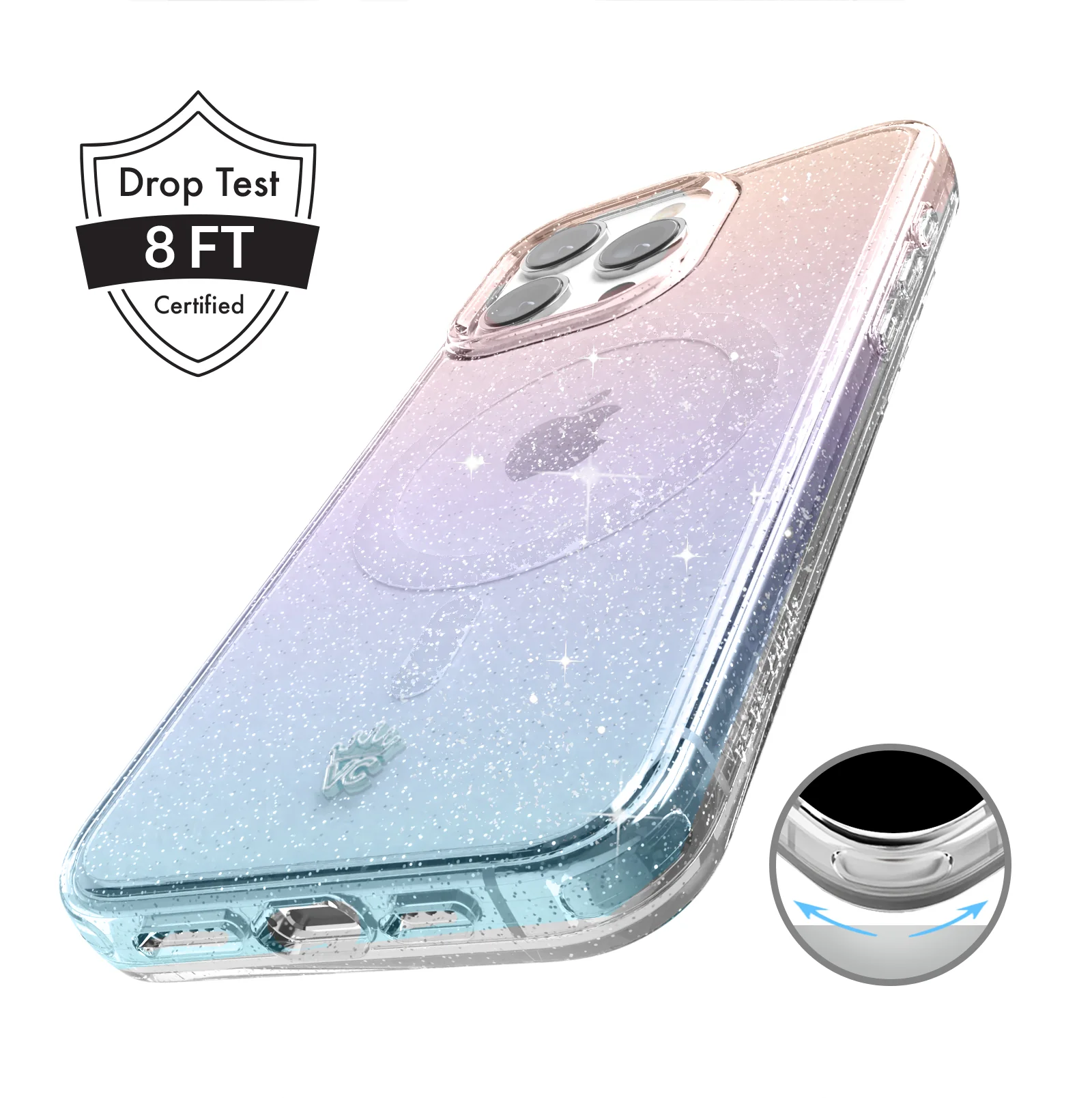 Ombre Stardust Glitter iPhone Case - Image 80