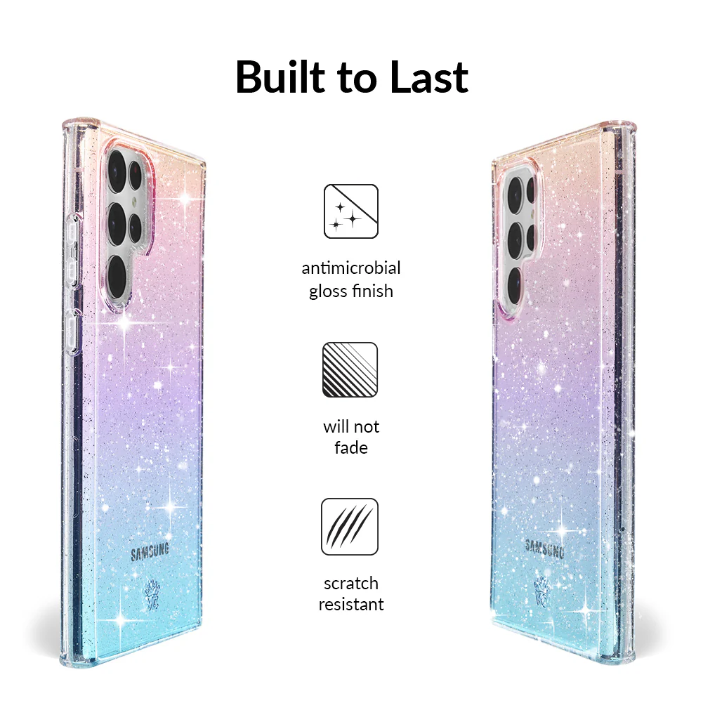 Ombre Stardust Glitter Samsung Case - Image 100