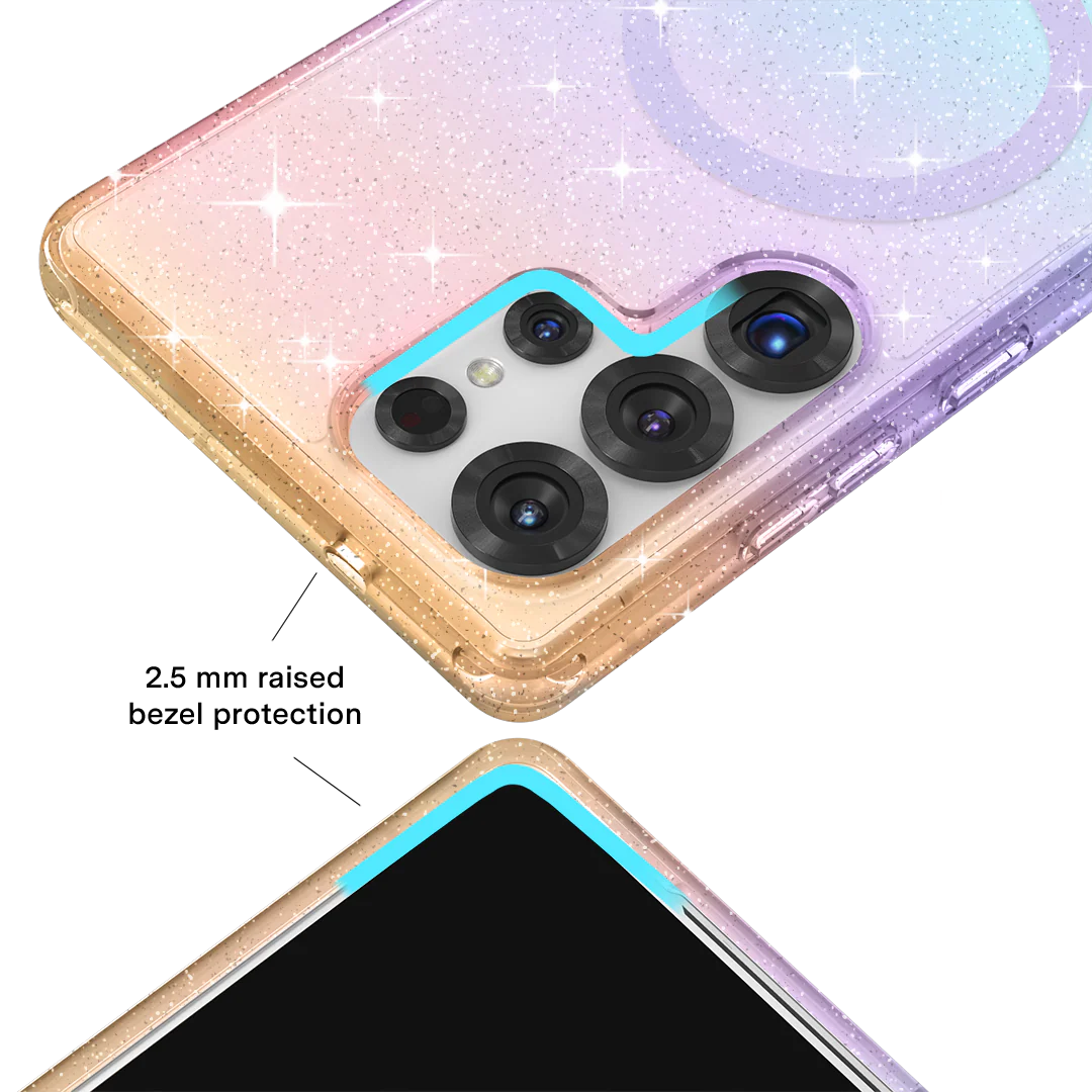 Ombre Stardust Glitter Samsung Case - Image 103