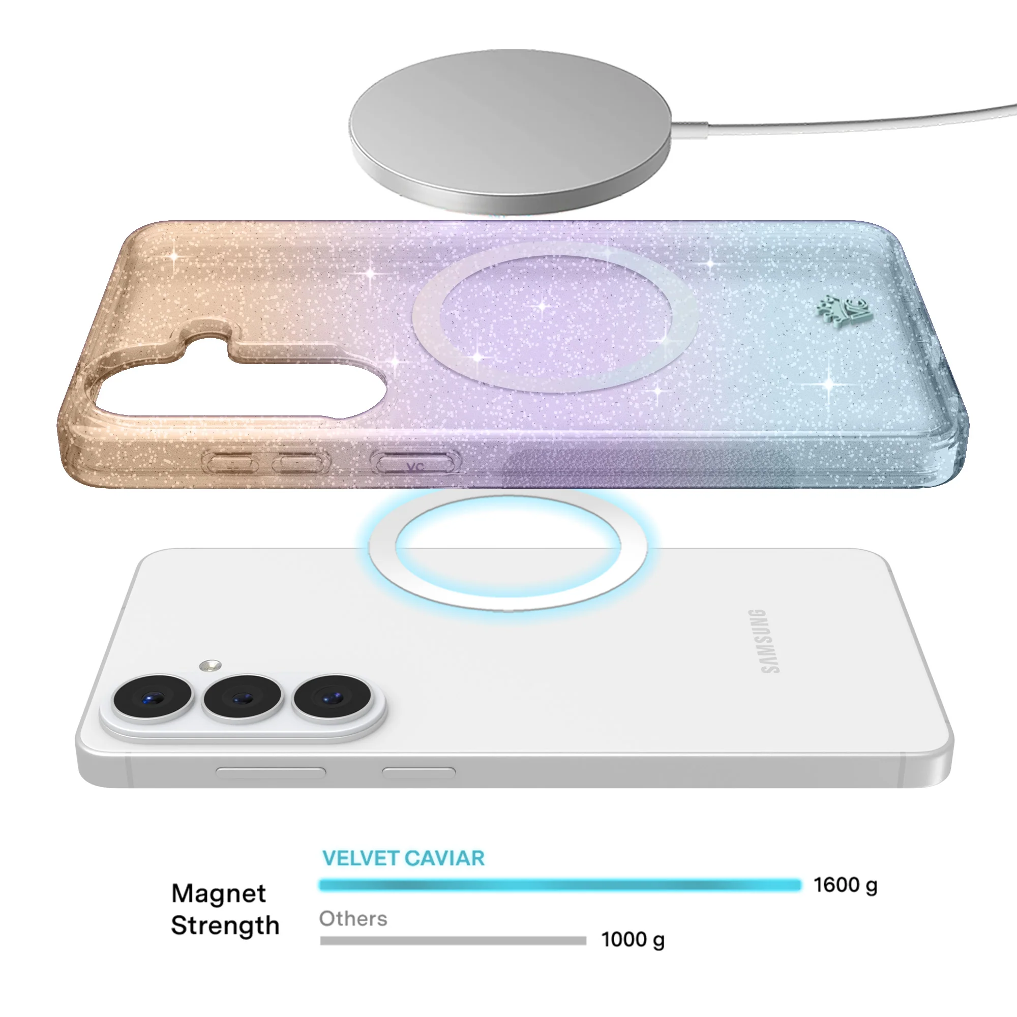 Ombre Stardust Glitter Samsung Case - Image 119