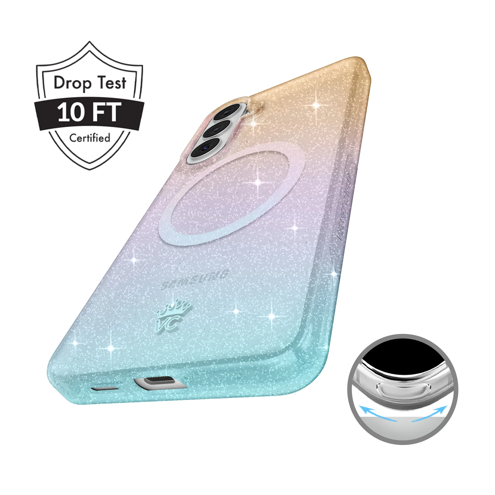 Ombre Stardust Glitter Samsung Case - Image 120