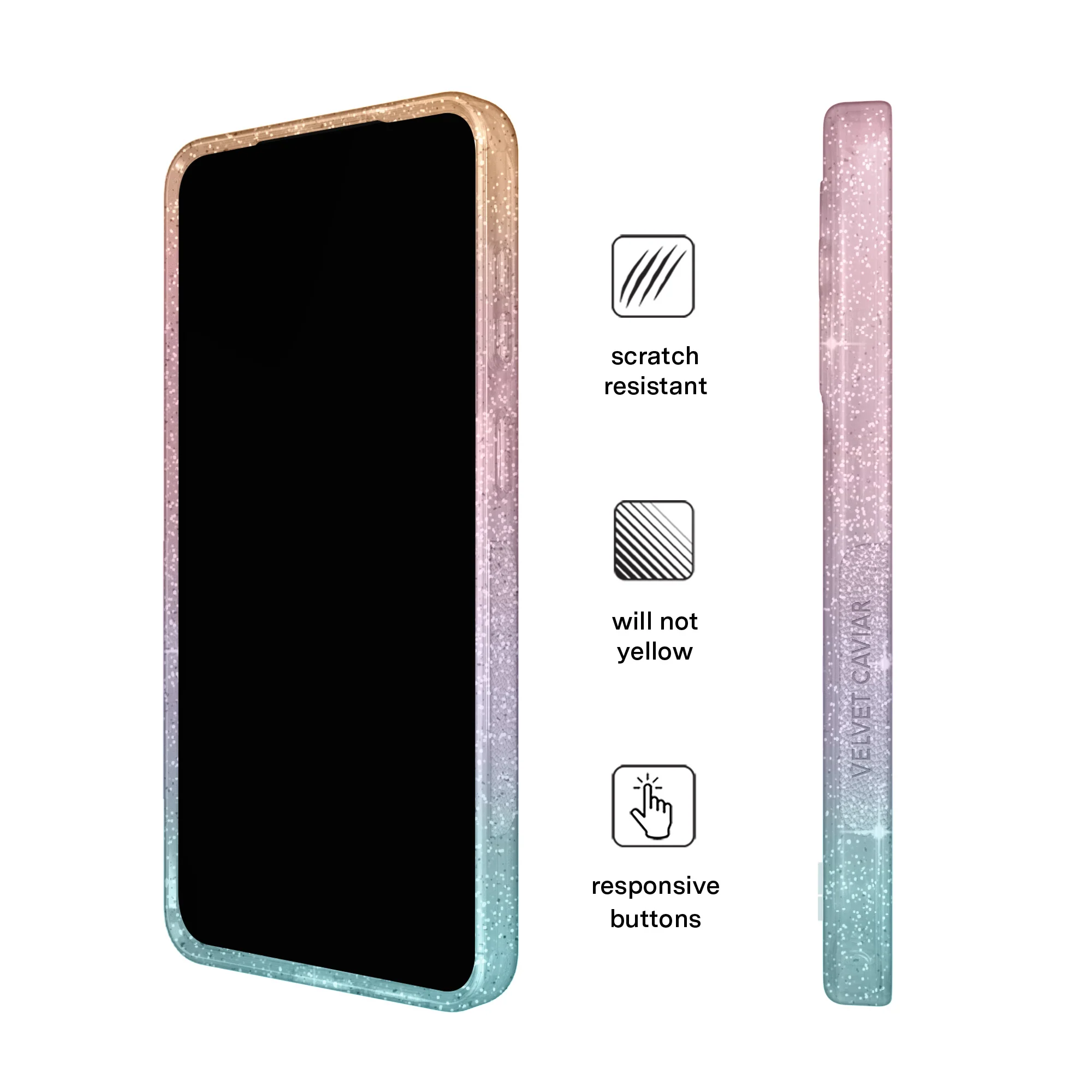 Ombre Stardust Glitter Samsung Case - Image 126