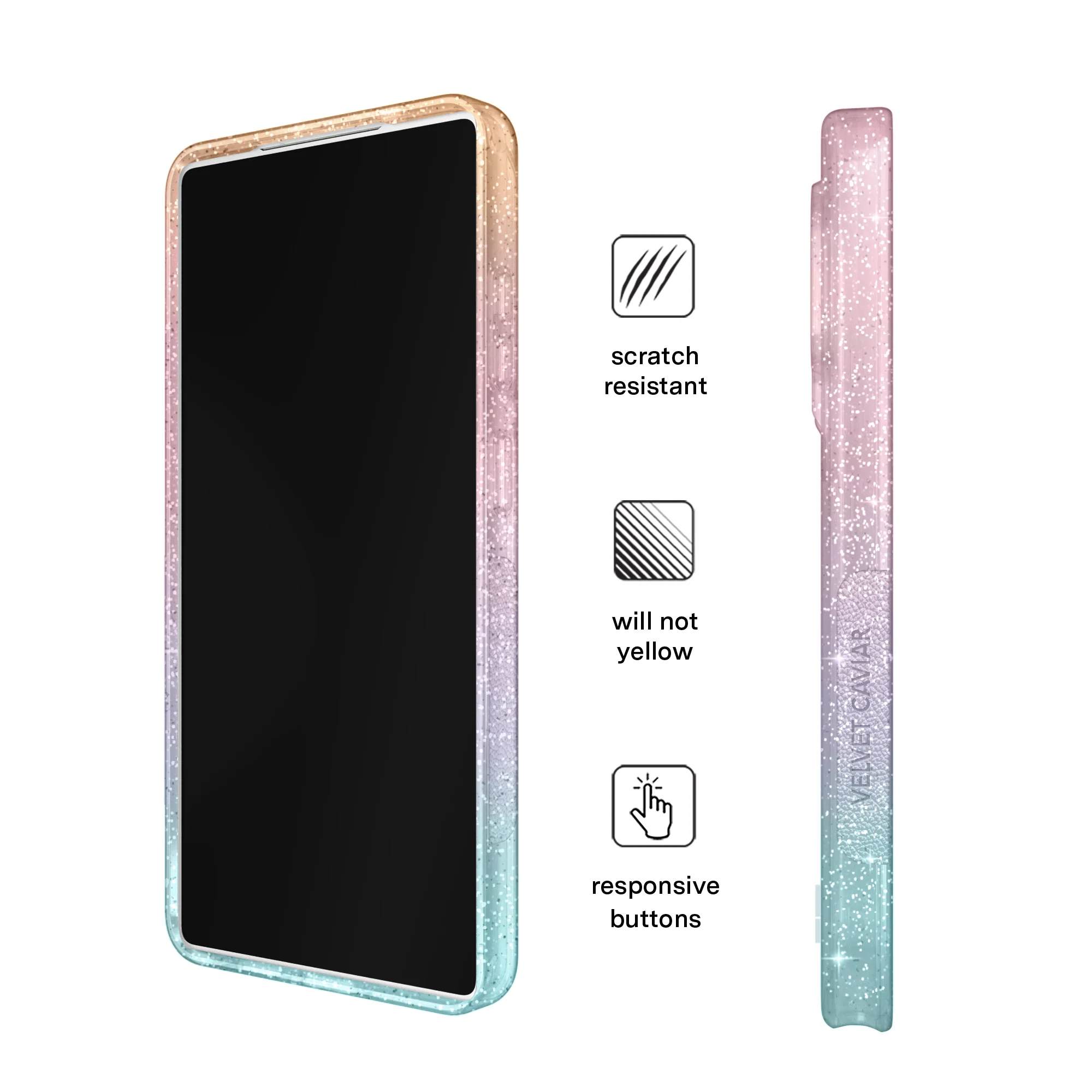 Ombre Stardust Glitter Samsung Case - Image 131