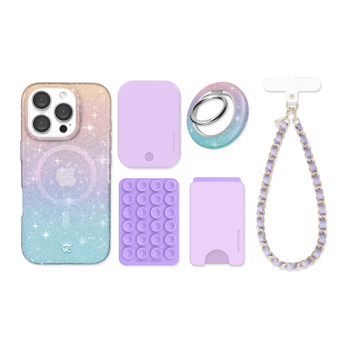 Ombre Stardust iPhone Bundle Set - Image 15