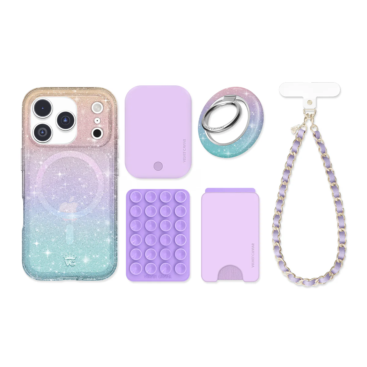Ombre Stardust iPhone Bundle Set - Image 19