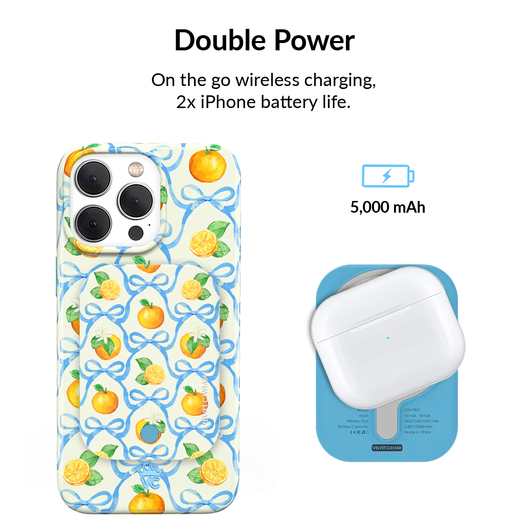 Orange Blossom MagSafe Battery Power Pack - Image 3