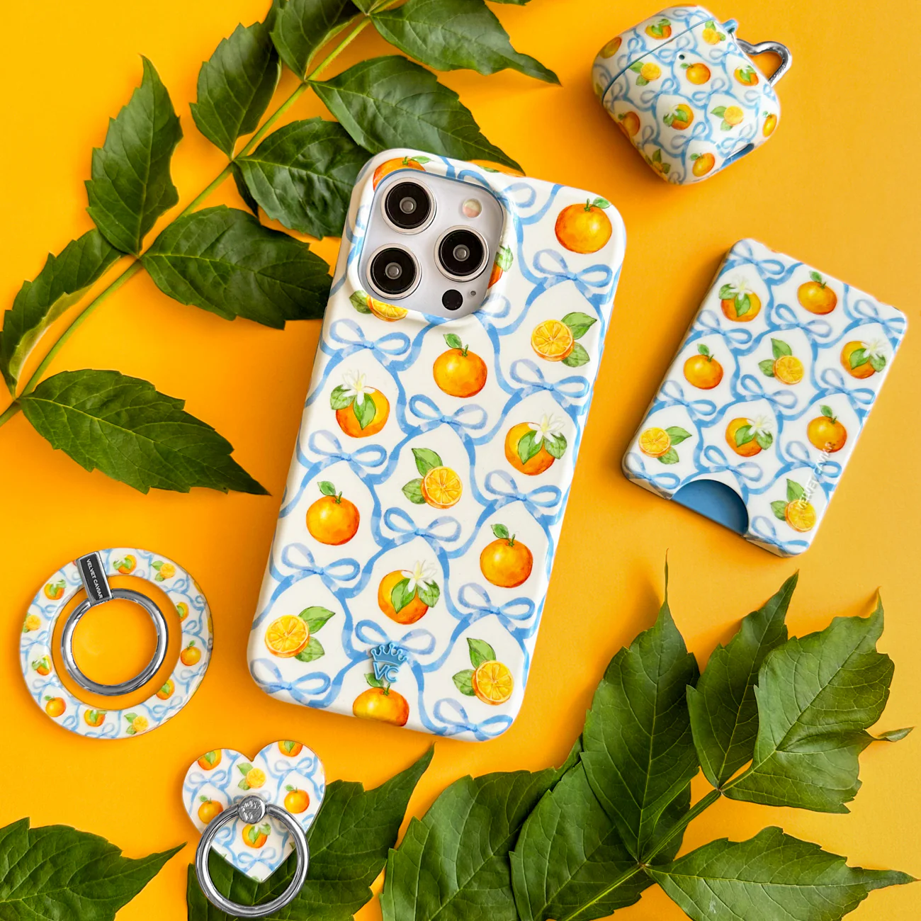 Orange Blossom MagSafe Wallet - Image 2
