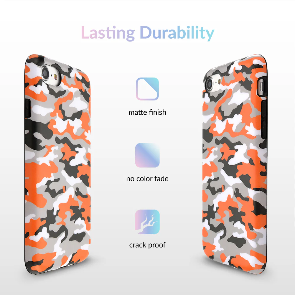 Orange Camo iPhone Case - Image 12