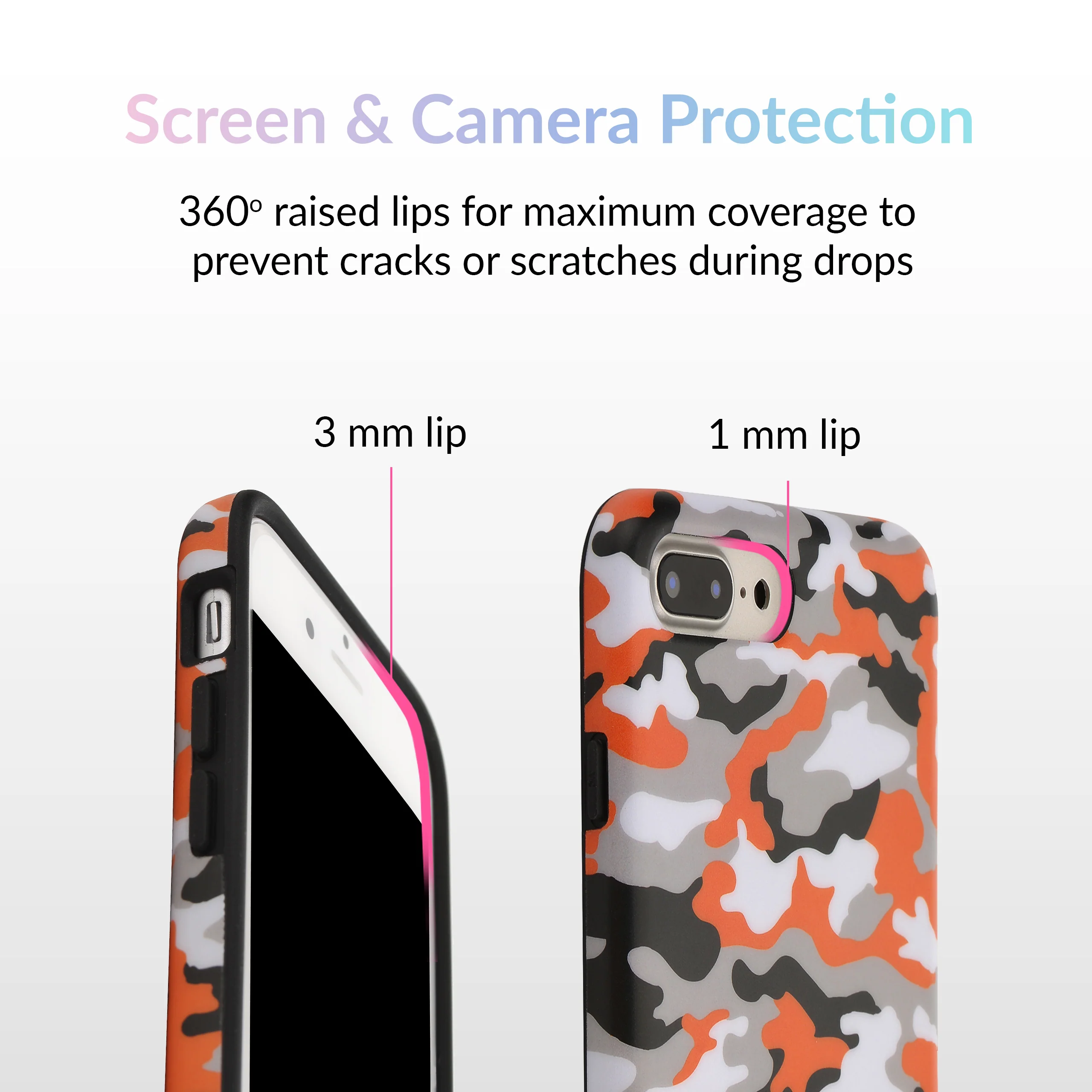 Orange Camo iPhone Case - Image 31
