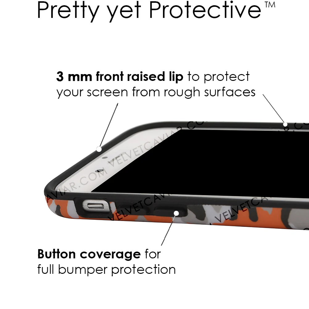 Orange Camo iPhone Case - Image 38