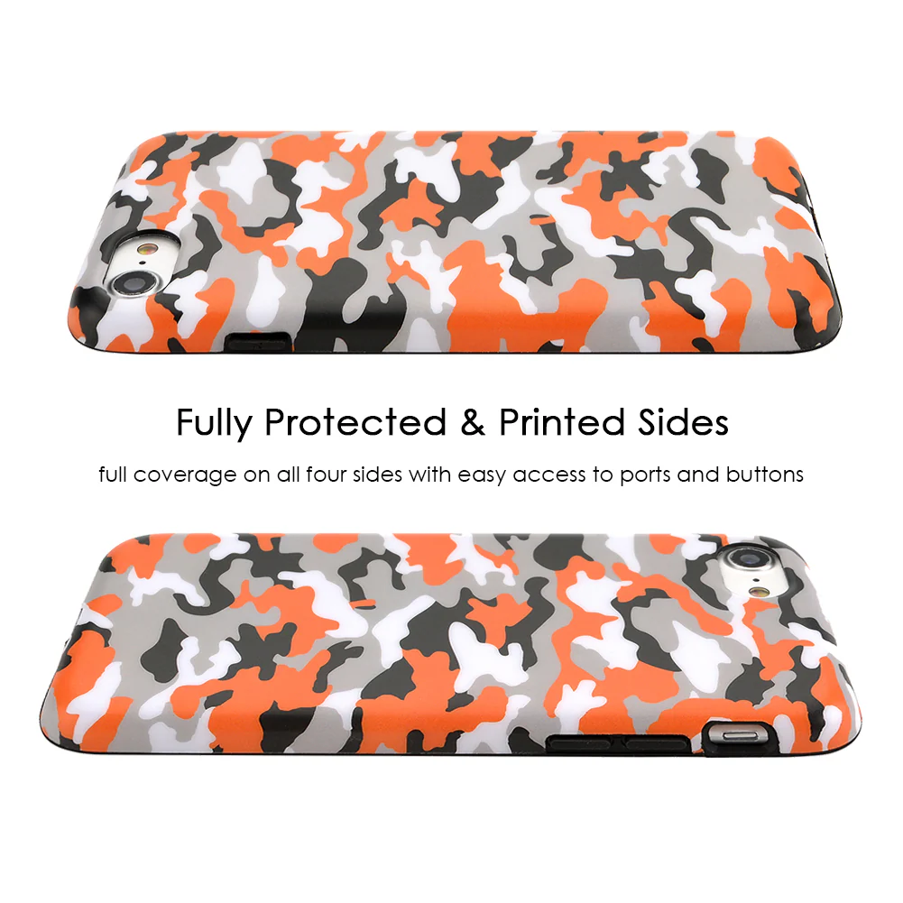Orange Camo iPhone Case - Image 45