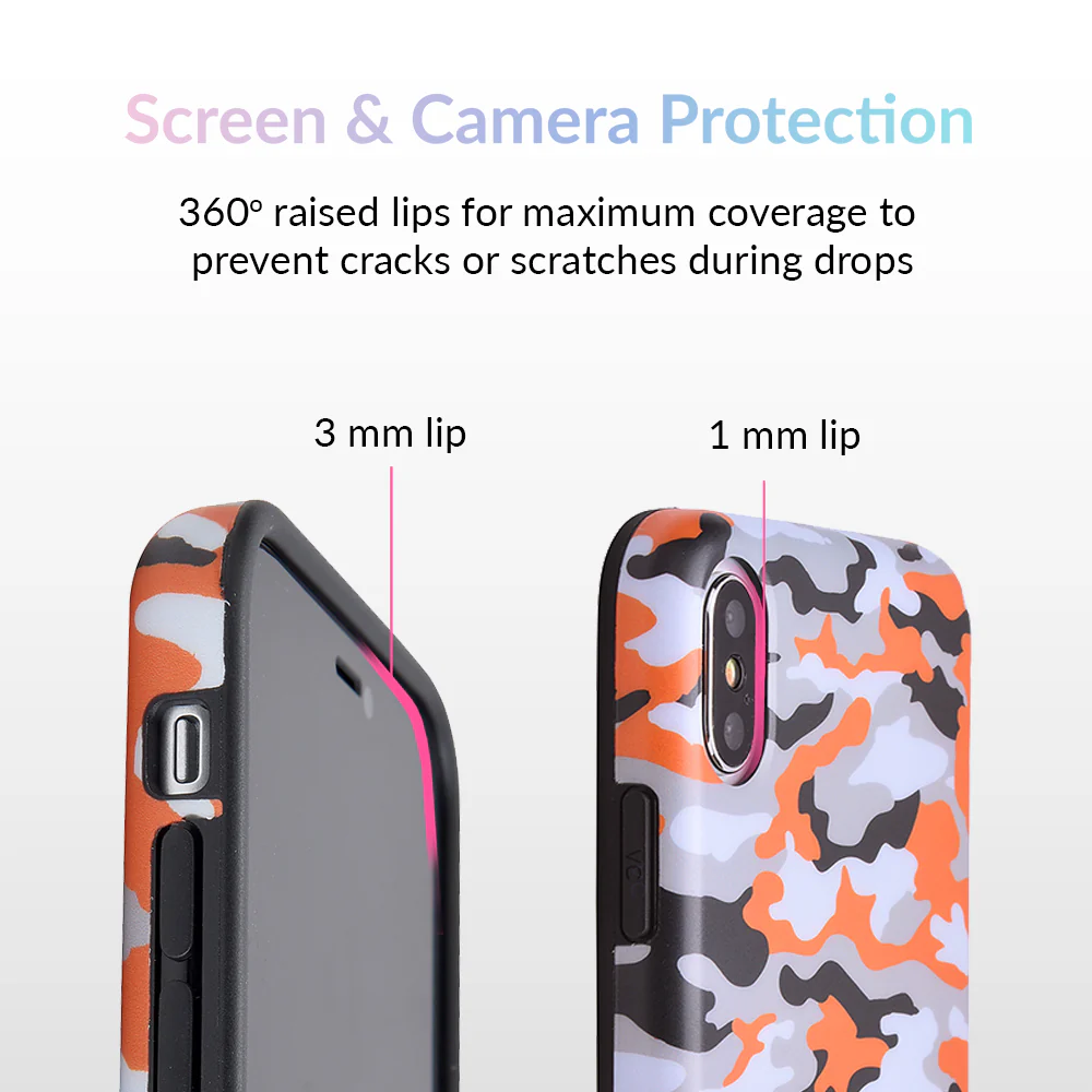 Orange Camo iPhone Case - Image 50