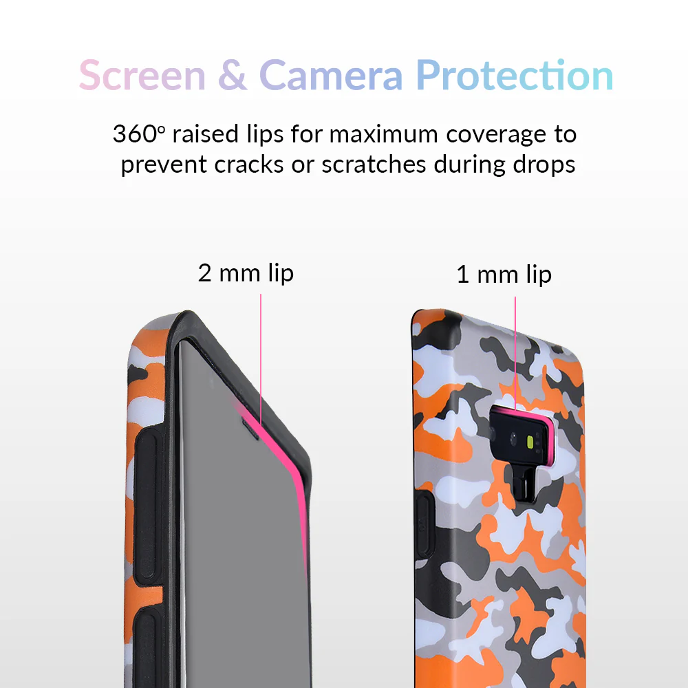 Orange Camo Samsung Galaxy Case - Image 10