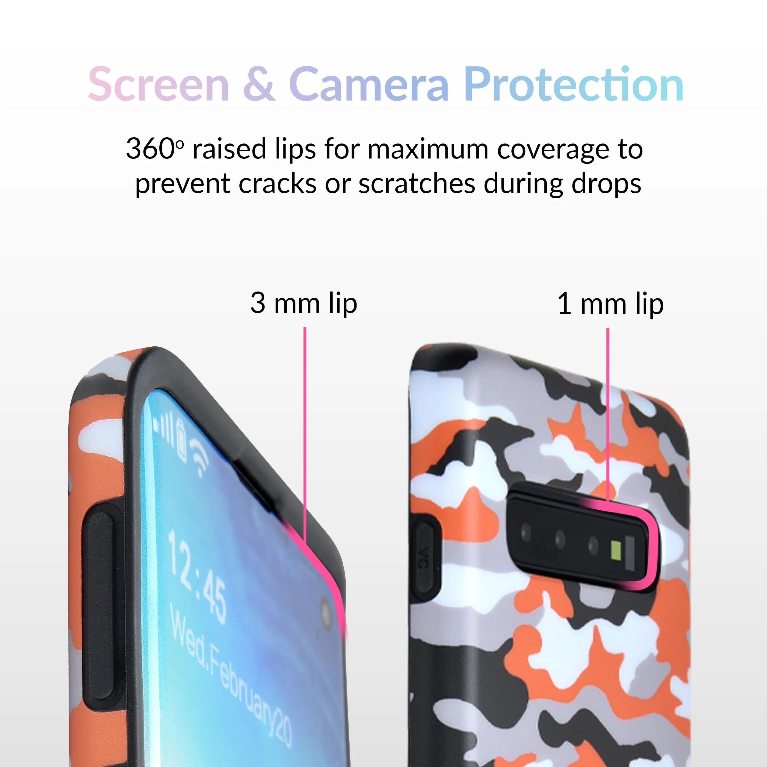 Orange Camo Samsung Galaxy Case - Image 16