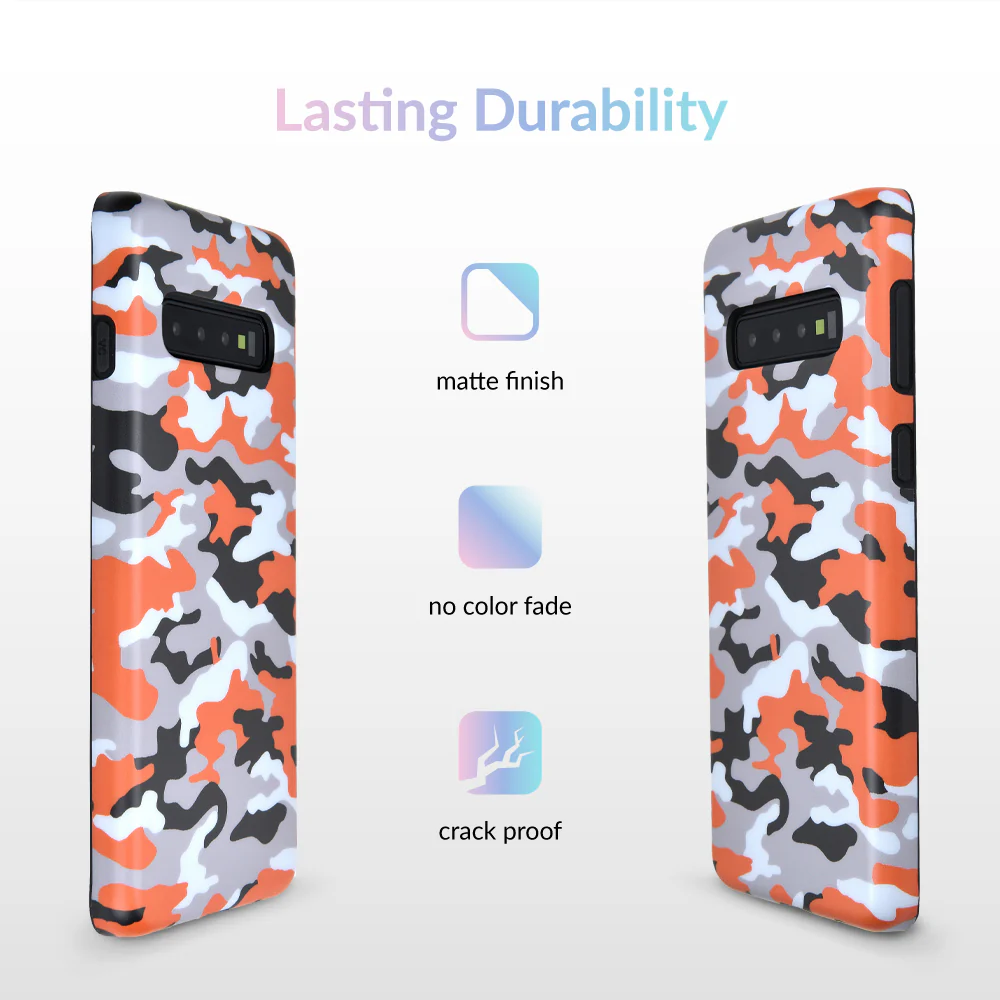 Orange Camo Samsung Galaxy Case - Image 18
