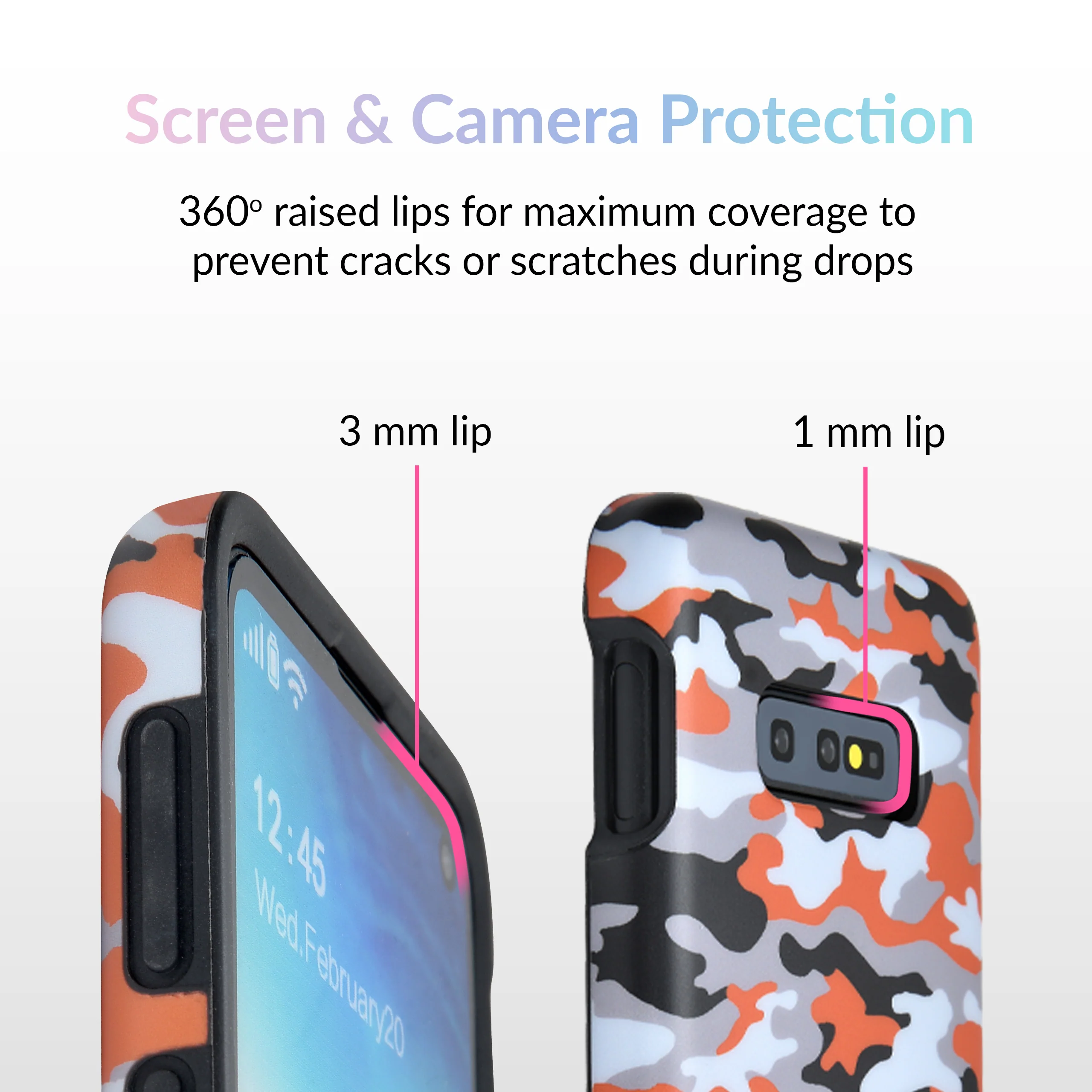 Orange Camo Samsung Galaxy Case - Image 26