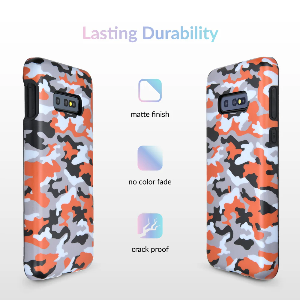 Orange Camo Samsung Galaxy Case - Image 27